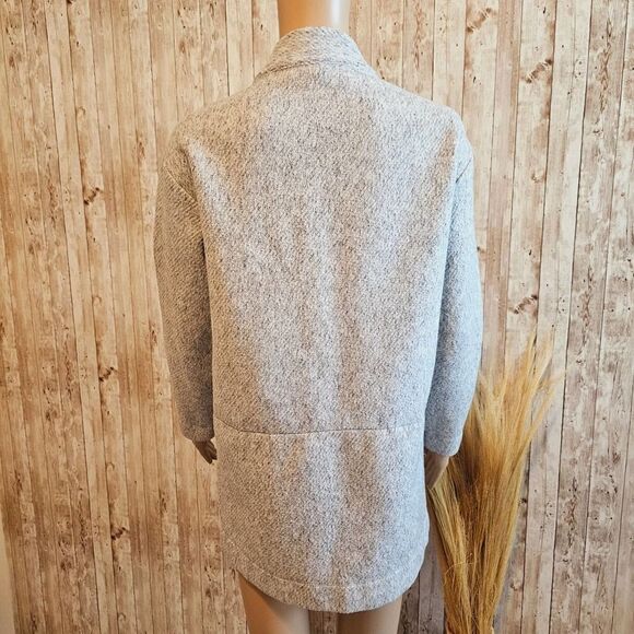 Express Comfy Long Open Jacket Coat Gray Small Petite- Great Condition - Picture 7 of 10